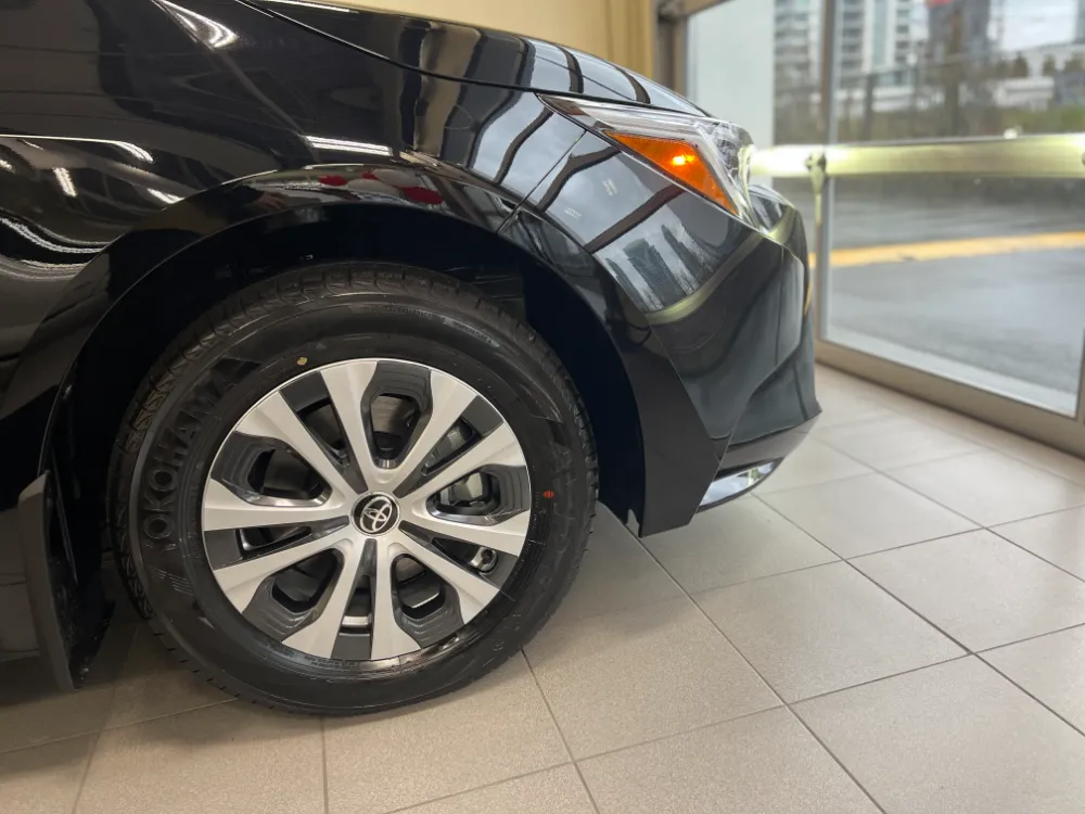 2023 toyota corolla hybrid le in black 7